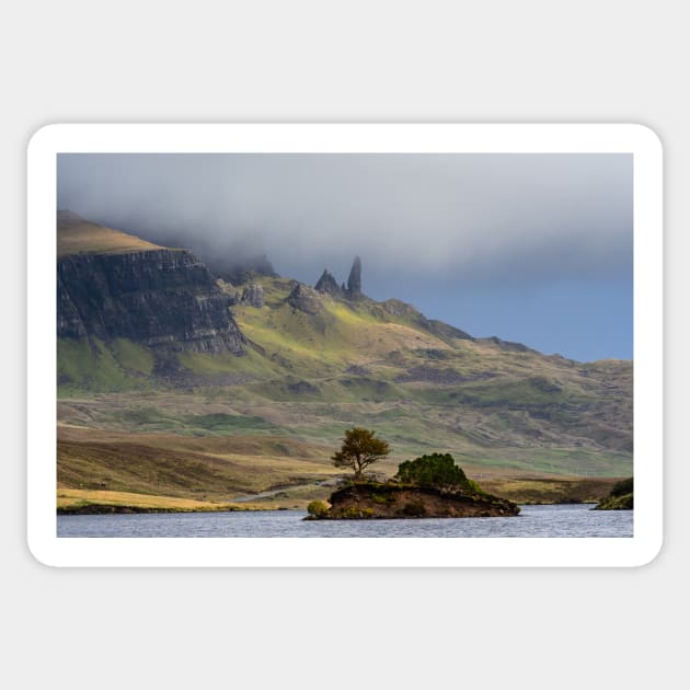 Old Man of Storr Sticker by jldunbar